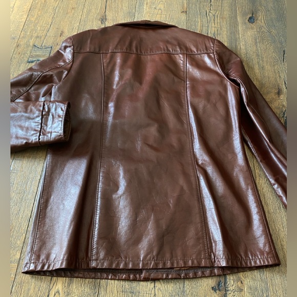 Vintage 70’s Men’s Sears Leather Jacket - Picture 6 of 16